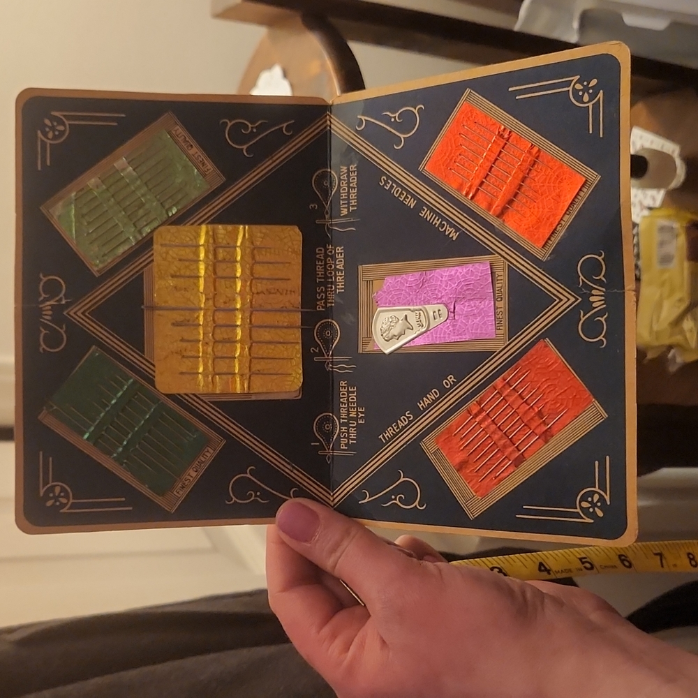 2 Old vintage, sewing kits.